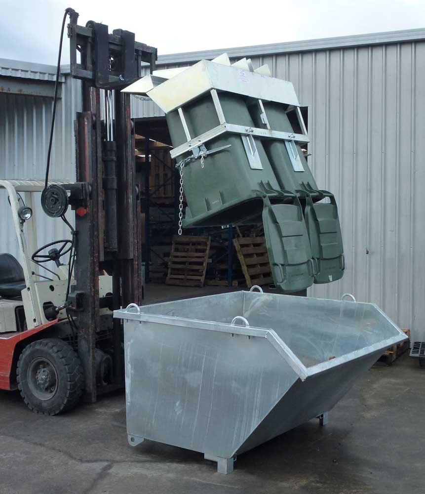 Buy Wheelie Bin Tippers - Forklift Mounted  in Waste Management  from Astrolift NZ